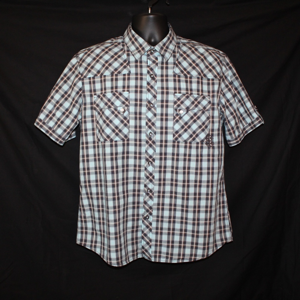 7 Diamonds Short Sleeve Button Down